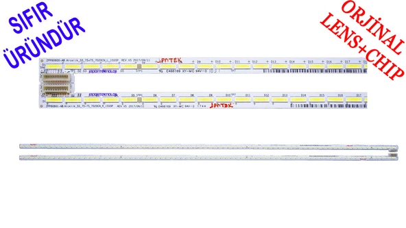 ARÇELİK, BEKO, GRUNDIG, 55L9672, 55L9683, 55VLX8600, LED BAR, BACKLIGHT, ZPP60600-AB AECELİK_55_75+75_7020CN , ZPP60601-AB AECELİK_55_75+75_7020CN LED BAR