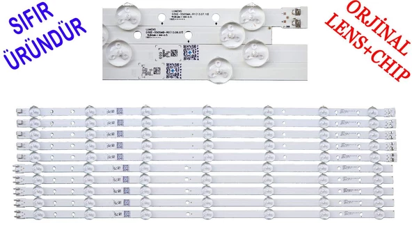 D3GE-550SMB-R0, D3GE-550SMA-R1, BN96-28772A, BN96-28773A, CY-DF550CSLV1H, SAMSUNG 55H6273 UE55H6273 SIFIR  LED BAR PANEL LEDLERİ