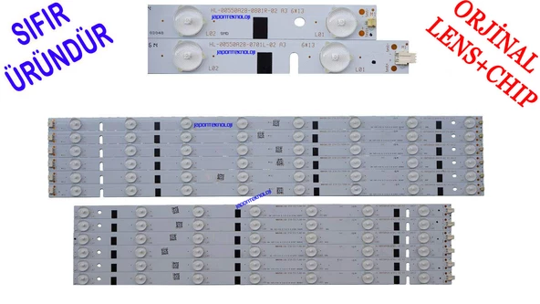 SUNNY, SN055LSV59-AMF, AX055LVST59-AMF LED BAR ,  PROFİLO 55PA500T LED BAR, HL-00550A28-0801R-02, HL-00550A28-0701L-02, DT0-5517L00-0H, DT0-5517R00-0H,
