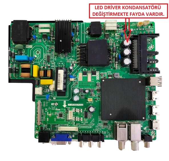 DİJİTSU DJT55SH, PANEL LED BAR BACKLIGHT , dijitsu djt55sh led bar, SKYTECH ST-5530US, LED BAR, BACKLIGHT, KJ55D09-ZC22AG-07E , 303KJ550051 E , - Resim 2