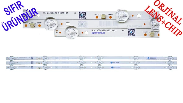 SUNNY SN032DLD8001-ATM LED BAR , HL-2A320A28-0601S A0 LED BAR , PANEL LEDLERİ, HL-2A320A28-0601S-01 A0, 8D2A-DLM3-200606