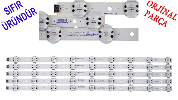 LG, 65UK6470, LED BAR, BACKLIGHT, PANEL LEDLERİ, LG 65UK SERİSİ LED BAR , SSC_65UK63_9LED_SVL650A95 , SSC_Trident_65UK63 , SVL650A75 LED BAR