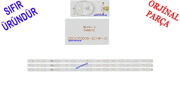SKYTECH ST-3250, LED BAR, PANEL LEDLERİ, CX315DLEDM , ZDCX315D09-ZC14F-01 Tv Led Bar, ST-3250