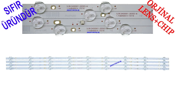 PROFİLO, 40PA300E, LED BAR, BACKLIGHT, PANEL LEDLERİ, SJ.BK.D4000901-2835ES-M , 1.14.MD400014 170718