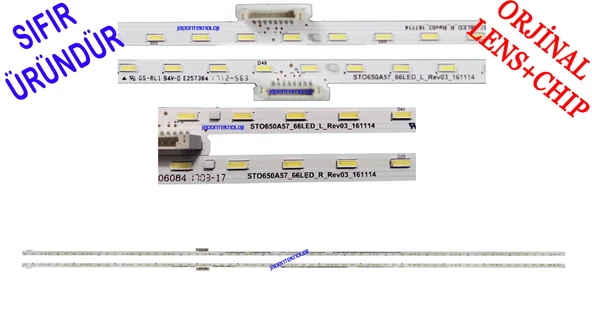 SONY, KD-65XE8505, KD-65XE7005, KD-65XF8577, LED BAR,  XBR-65X850E, KD-65X8500E, XBR-65X850E, 760.0260A.0004, LED BAR BACKLİGHT, STO650A57 ,