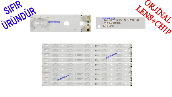 Sanyo, LE116S13FM, LE116S13SM, LED BAR, NORDMENDE, LE116N8FM, LE116N8SM, PANEL LEDLERİ, 46'', HKC-460W-TE01A-46T9-MCPCB, LED BAR