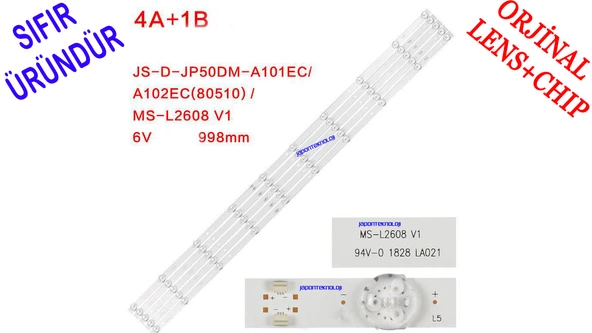 MS-L2608 V1 , JS-DJP50DM- A101EC, 10LED*6V*990MM , E50DM1000/FHD , LED BAR, BACKLIGHTS , STARCOM, 50LED500S,