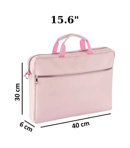 Notebook Laptop Macbook Evrak Çantası 13"-13.3"-14"-15.6" inç - 400 Pembe - 8