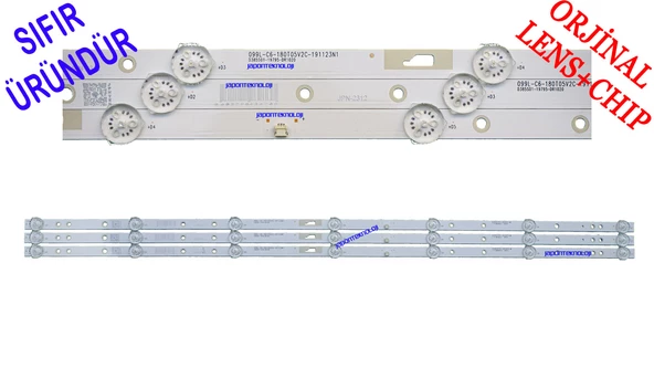 TELENOVA, 40S8001, LED BAR, SJ.YM.D3850701-3030CS-M , 1.14.MD385013, 39, YUMATU, LED BAR ,  73,2 CM 7LEDLİ, DLED38.5YM 3X7 0001 A06X