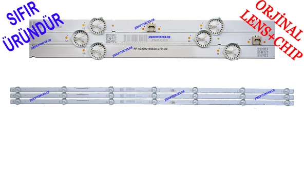 ARÇELİK, BEKO, GRUNDIG, A43A670, B43A670, LED BAR, RF-AZ430016SE-30-0701-A0 7700-643000-D730, SDL430FY(BD0-F44), 057D43-SW5, 057D43-SW4, GRUNDIG TORONTO 43 GEF 6965 B LED BAR