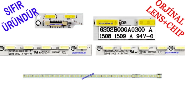 LG, 58UH635V-ZA, LED BAR, V580DJ2-KS5 A REV.R1, 6202B000A0300, 6202B0009Z300, B000XN3H31