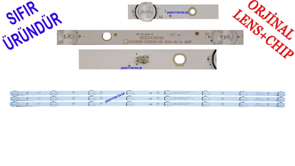 SKYTECH SST-4340C LED BAR, SLT-4340C LED BAR, WESTON, WS-43ALT, Delta 43DLT110, LED BAR, CX43D08-ZC52AG-02 , MS-L3300 LED BAR, BACKLIGHT
