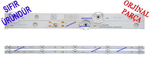 AWOX, U3200STR, RIMLESS, 32F20A, DIJITSU, 32DS8100, 32DS8500, 32D8100, LED BAR, BACKLIGHT, KJ32D05-ZC66AG-02D, 303KJ320055D, 2020-06-30, YENİ SERİ ,