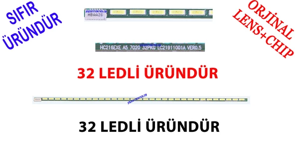 LG, 22MA33D-PZ LED BAR, BACKLIGHT, PANEL LEDLERİ, HC216EXE, A5 7020 32PKG LC21911001A VER0.6, LED BAR