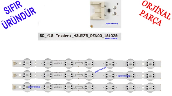 LG, 43UK6950PLB, 43UM7400PLB, 43UM7450PLA, 43UM751C0ZA, 43UN73006LC, 43UN74006LB, LED BAR, SSC.Y19.43UM75, SSC_Y19Trident_43UM75_REV00_181029