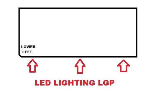 SONY, KDL-55W805C, KDL-55W807C, KDL-55W808C, KDL-55W800C, LGP, REFLEKTÖR, DIFÜZÖR, DIFFUSER, YANSITICI, FİBER, PLASTİK - 2
