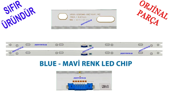 SAMSUNG, QE65Q6FNAT, QN65Q6FNAF, QN65Q65F, LED BAR, BACKLIGHT, PANEL LEDLERİ, BN96-46470A, V8Q6-650SM0-R0, CY-QN065FLLV6H - 2