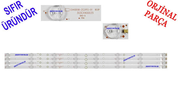 CX40D08-ZC21FG-01, 303CX400035, MS-L1092 V2, 8 LEDLİ, 78.5CM