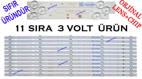 ONVO, OV55F350, SABA, SB55F351, LED BAR, BACKLIGHT, 8D55-DNYF-NP510S, 08-55DN-3030-OD35-5X10-566X12-20200822, CY-55DN-22-17V-600MA, CY55DN-2W-17V-600MA