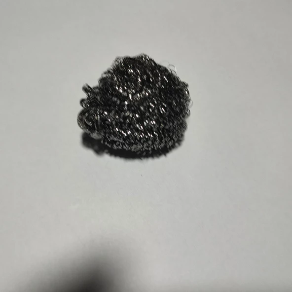 HAGİKİ 2Lİ SET TOPTEL.ENDÜSTRİYEL BOY VE KÜÇÜK BOY TOP TEL,BULAŞIK TELİ. 50GR VE 7GR OVMA TELİ ÇELİK - 2