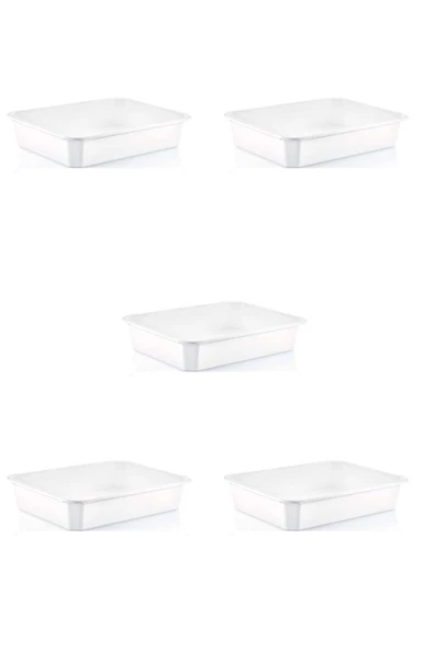 5 Adet 3.2 Litre Köşeli Peynir Küveti - E-331-5