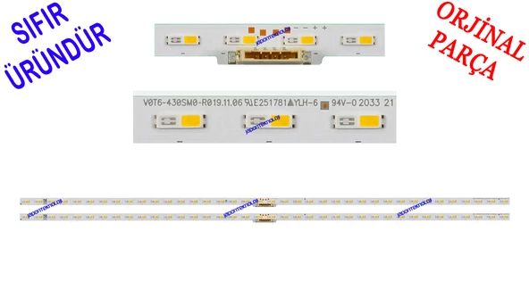 SAMSUNG, QN43LS03TAFXZA, QN43Q60TBFXZA, QN43Q6DTAFXZA, QN43LS01TAFXZA, LED BAR, BN61-15482A, V0T6-430SM0-R0, BN96-50381A,
