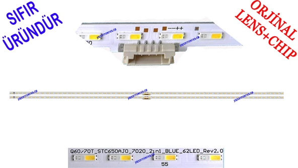 SAMSUNG, QE65Q70TATXTK, QE65LS03T, QE65Q60T, QE65Q70T, LED BAR, BACKLIGHT, PANEL LEDLERİ, BN96-50385A, V0T6-650SM0-R0, GS-AL2 0920