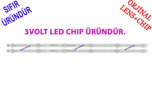 PHILIPS, 32PHS4012/12, LED BAR, BACKLIGHT, PANEL LEDLERİ, SVK320AI1_WICOP_6LED_Rev03_20170427, 3VOLT LED CHIP