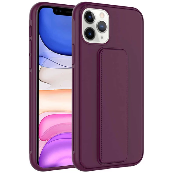 Apple iPhone 11 Pro Kılıf  Qstand Kapak - 8