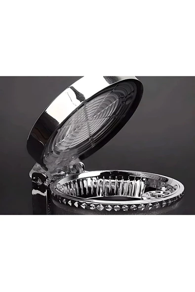 7 Renkli RGB Led Işıklı Lüx Oto Küllük Kapaklı Spor Araç İçi Küllük Araba Küllüğü - 5