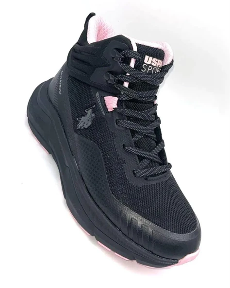 U.s. Polo Assn. Gerrard Hi Wmn 4Pr Kadın Siyah-Pembe Waterproof Bot - 4