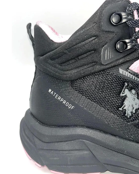 U.s. Polo Assn. Gerrard Hi Wmn 4Pr Kadın Siyah-Pembe Waterproof Bot - 6