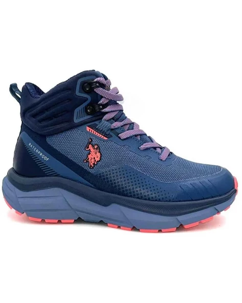 U.s. Polo Assn. Gerrard Hi Wmn 4Pr Kadın K.Mavi-K.Pembe Waterproof Bot