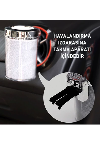 Işıklı Disco Küllük 7 Renk Izgaraya Takmalı - 2