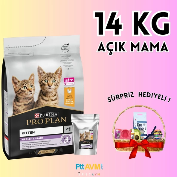 Proplan Kıtten Tavuklu Yavru Kedi Maması 10+4 Kg AÇIK MAMA - HEDİYELİ PAKET