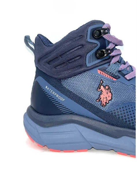 U.s. Polo Assn. Gerrard Hi Wmn 4Pr Kadın K.Mavi-K.Pembe Waterproof Bot - 6