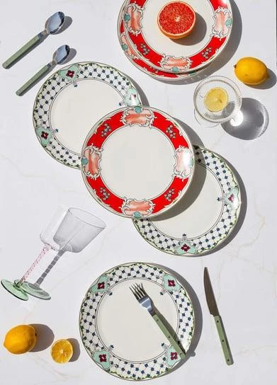 The Mia DNR0058 Amore Servis Tabağı 6 Lı Set - 27 Cm