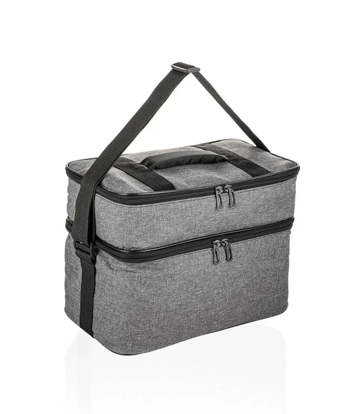 Kamp Piknik Termal Soğutucu Yalıtımlı Buzluk Termos Çanta 2’li Set - 960 Gri - 3