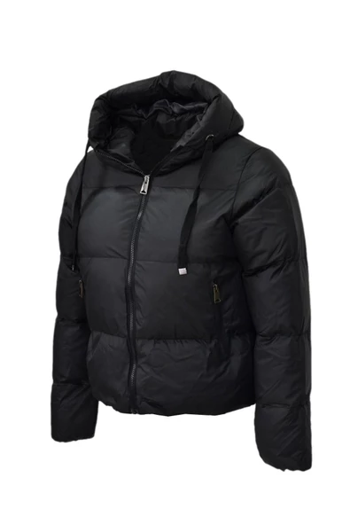 Kadın Spor Kapüşonlu Mont  M5009 BGL-ST03988 - Resim 6