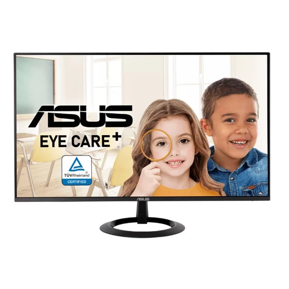 27 ASUS VZ27EHF IPS 1MS 100MHZ 1XHDMI FHD 1920X1080 ÇERÇEVESİZ VESA SİYAH