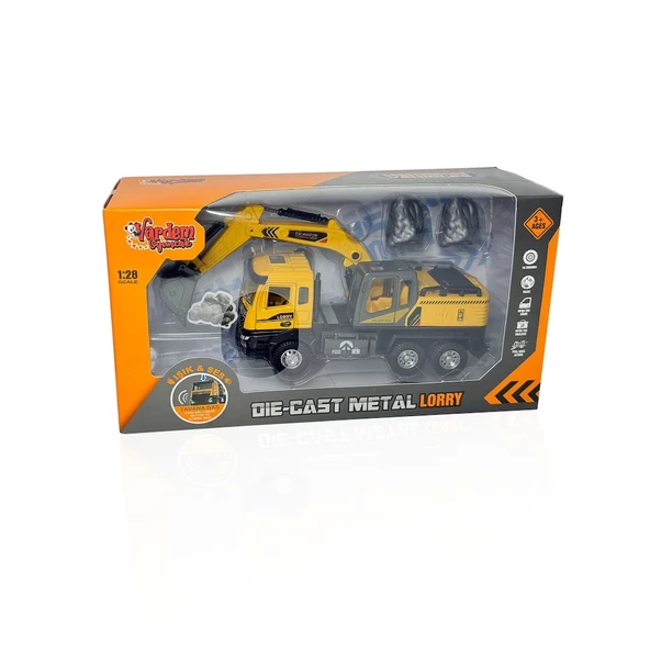 Vardem Sesli Ve Işıklı Çek Bırak Kamyon Ekskavatör Xx992-01ab - 2