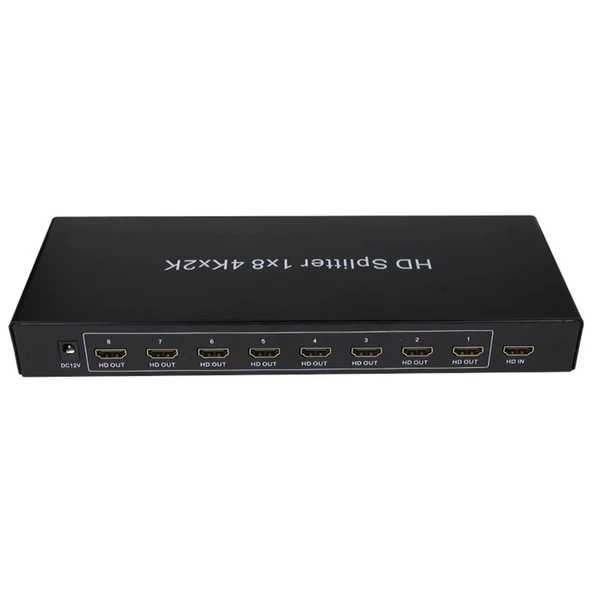 Vcom 1-8 Port 1.4V 4k@30hz Metal Hdmi Splitter - Resim 2
