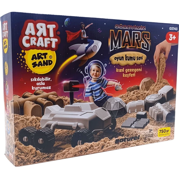 Artcraft Görevimiz Mars Kinetik Kum Seti 750gr 03743