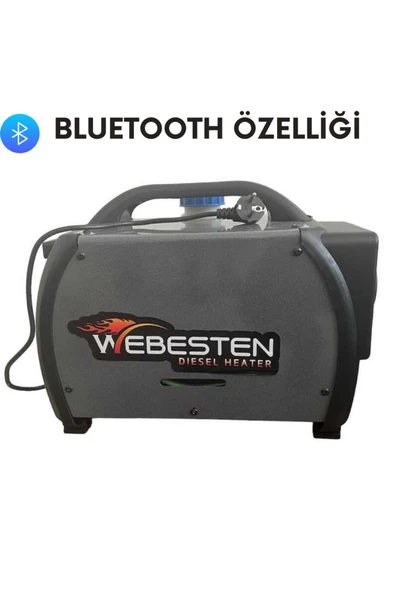 WEBESTEN Webasto Muadili Bluetooth Özellikli 12-24-220 Volt Çanta Tip Dizel Isıtıcı