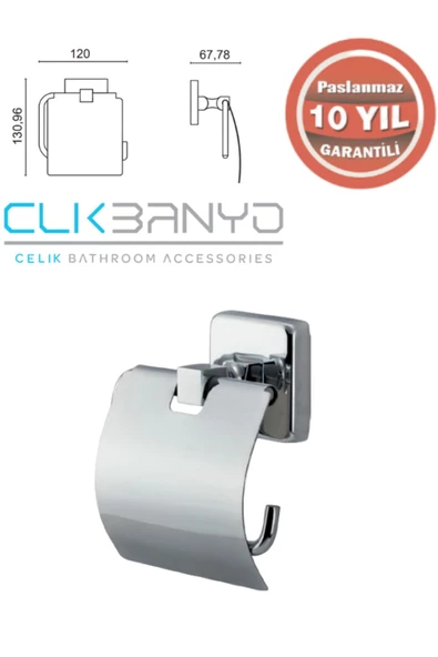 ÇELİK BANYO Çelik Banyo Ku10-035 Kumru Geniş Kapaklı Kağıtlık