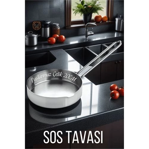 Çelik 20 cm Sos Tavası Martorano Design