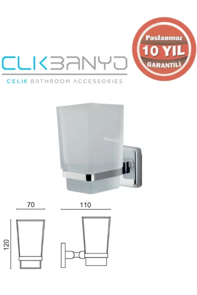 ÇELİK BANYO Çelik Banyo Ku10-004 Kumru Diş Fırçalık