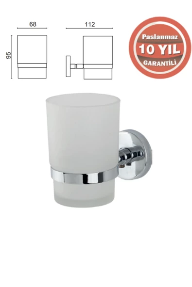 ÇELİK BANYO Çelik Banyo Kr10-004 Karaca Diş Fırçalık