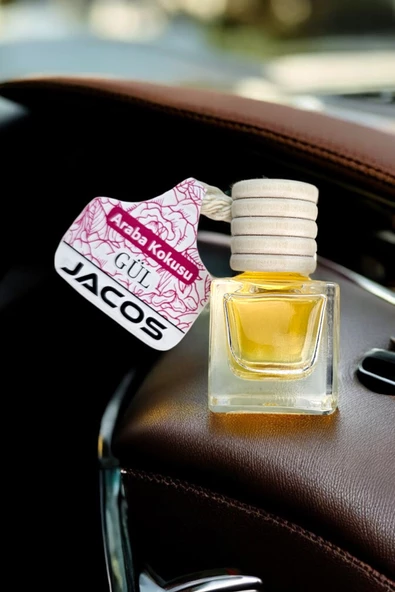 JACOS Japon Kiraz Gül Lavanta Kokusu 8 ml Oto Araç Kokusu Ipli Asma Oto Parfümü 3'lü Set - 3