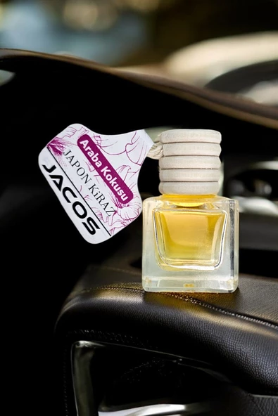 JACOS Japon Kiraz Sandal Egzotik Lotus Kokusu 8 ml Oto Araç Kokusu Ipli Asma Oto Parfümü 3'lü Set - 4